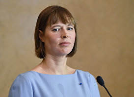 Президент Эстонской Республики Керсти Кальюлайд.