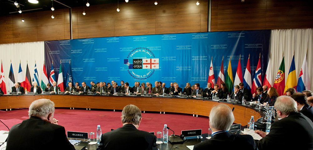Заседание комиссии Грузия-НАТО в Тбилиси. Архивное фото
