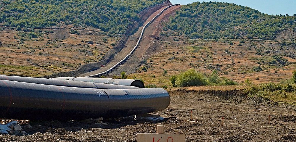 Строящийся Трансадриатический газопровод