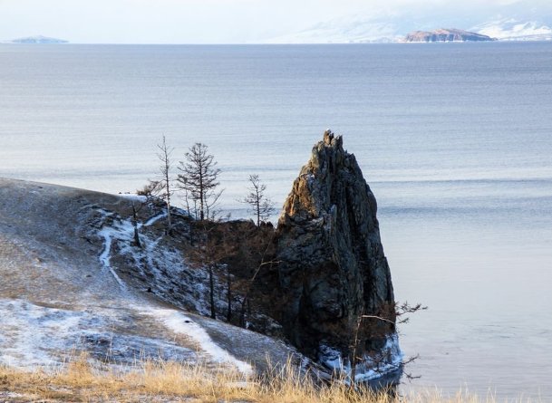 Остров Ольхон на озере Байкал.