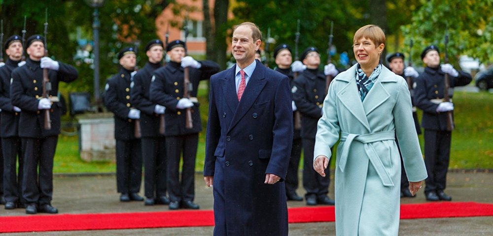 Встреча президента Эстонии Керсти Кальюлайд и британского принца Эдварда, 7 октября 2018 