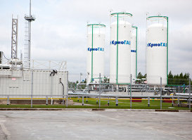 Завод по производству сжиженного природного газа (СПГ) в Пскове