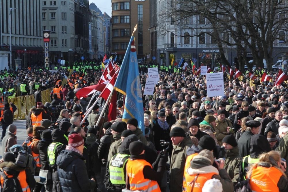 День легионера в Риге - 16 марта 2018 года. 