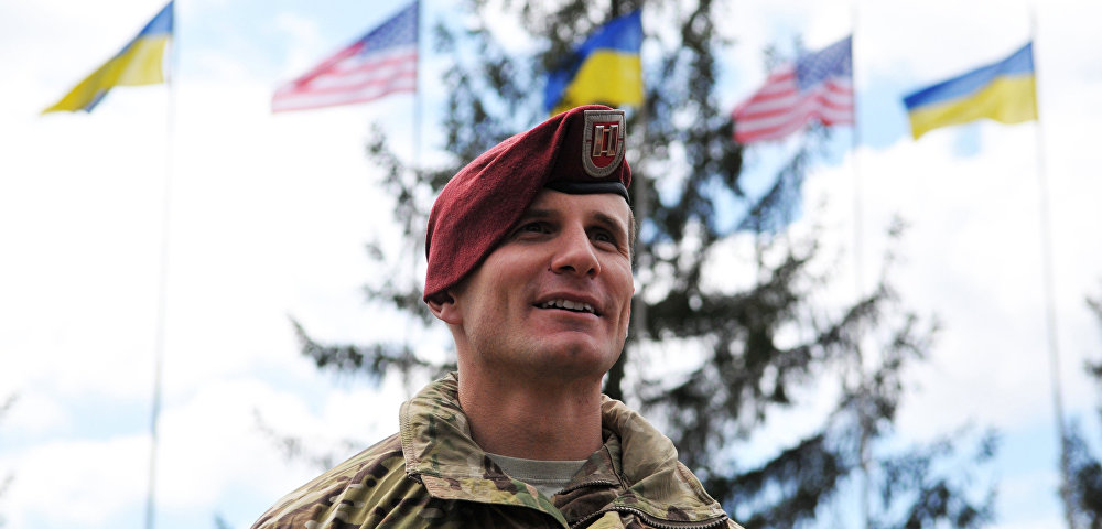 Американские военные инструкторы на Украине. Архивное фото