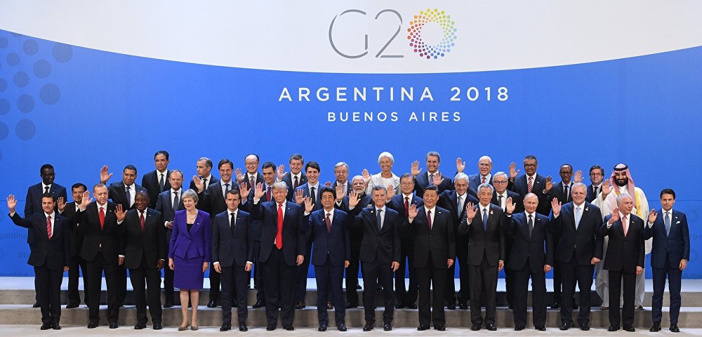 Участники "Группы двадцати", 30 ноября 2018
