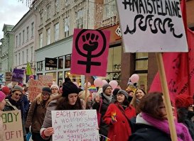 Женский марш в Таллинне 