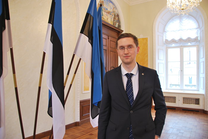 Заместитель председателя Консервативной народной партии Эстонии (EKRE) Яак Мадисон 