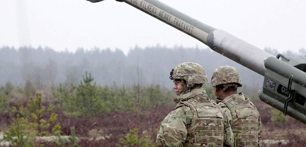 Военные учения НАТО Operation Summer Shield на полигоне Адажи в Латвии