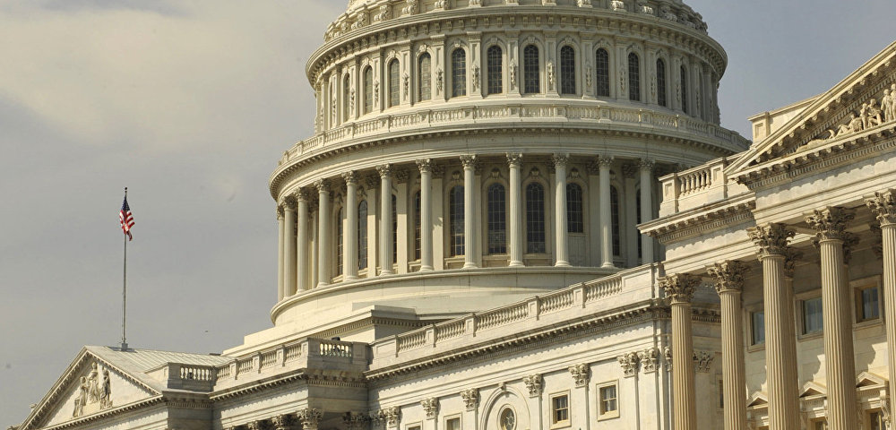 Здание Сената США в Вашингтоне.