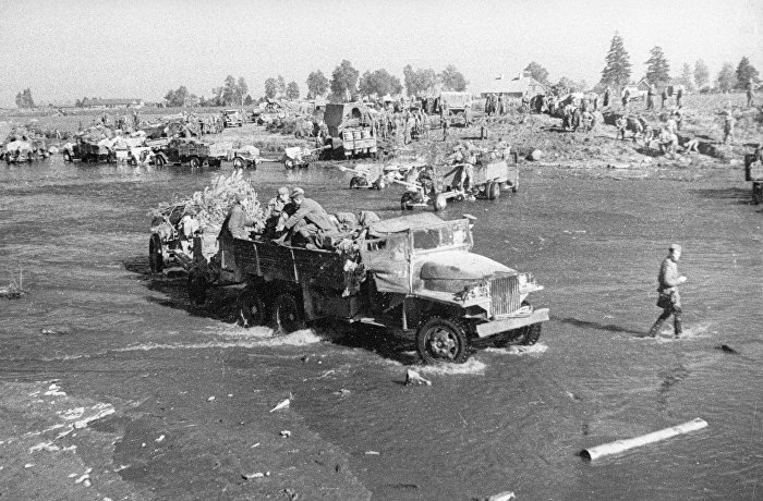 Форсирование реки Нарвы, 1944 год