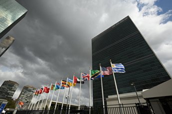 Штаб-квартира Организации Объединенных Наций в Нью-Йорке.