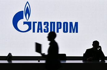 Логотип компании "Газпром"