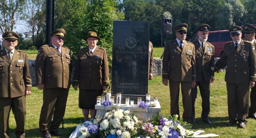 Церемония в Синимяэ в память 20-й дивизии Ваффен-СС, 27 июля 2019 года