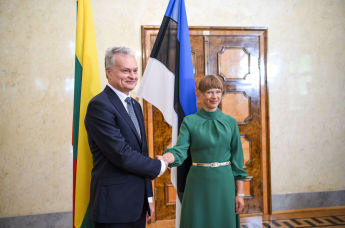 Встреча президента Литвы Гитанаса Науседы с президентом Эстонии Керсти Кальюлайд