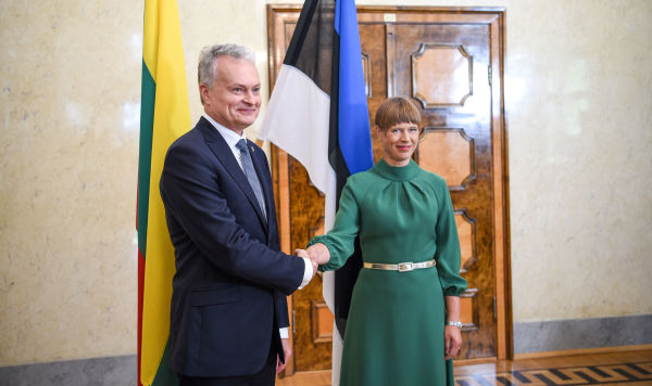 Встреча президента Литвы Гитанаса Науседы с президентом Эстонии Керсти Кальюлайд