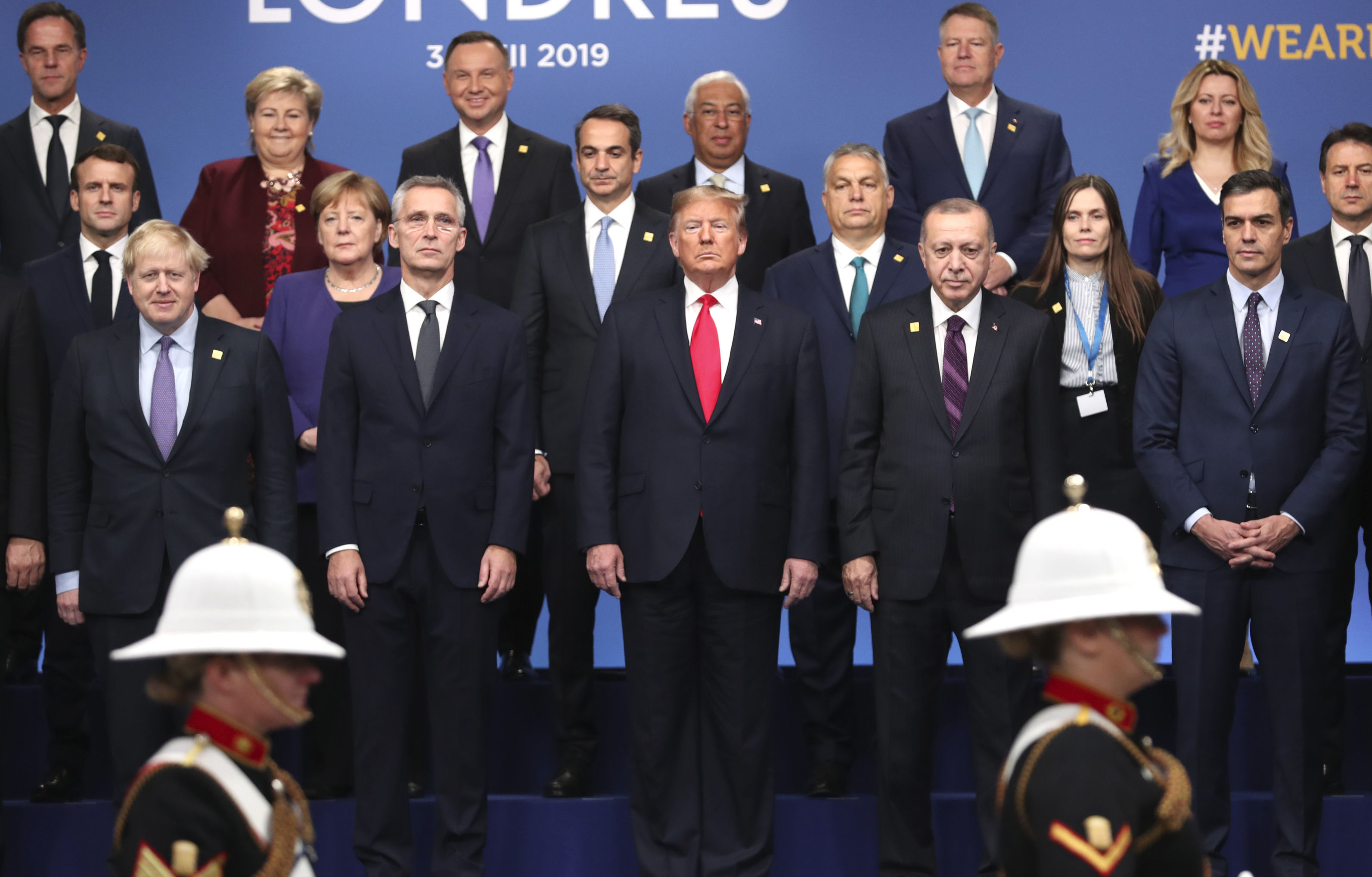 Члены НАТО на саммите в Лондоне, 4 декабря 2019