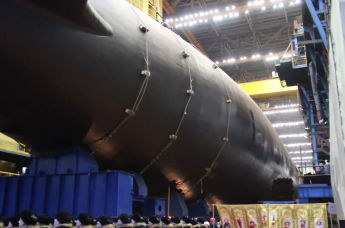 В России показали новейшую атомную подлодку серии "Ясень-М"